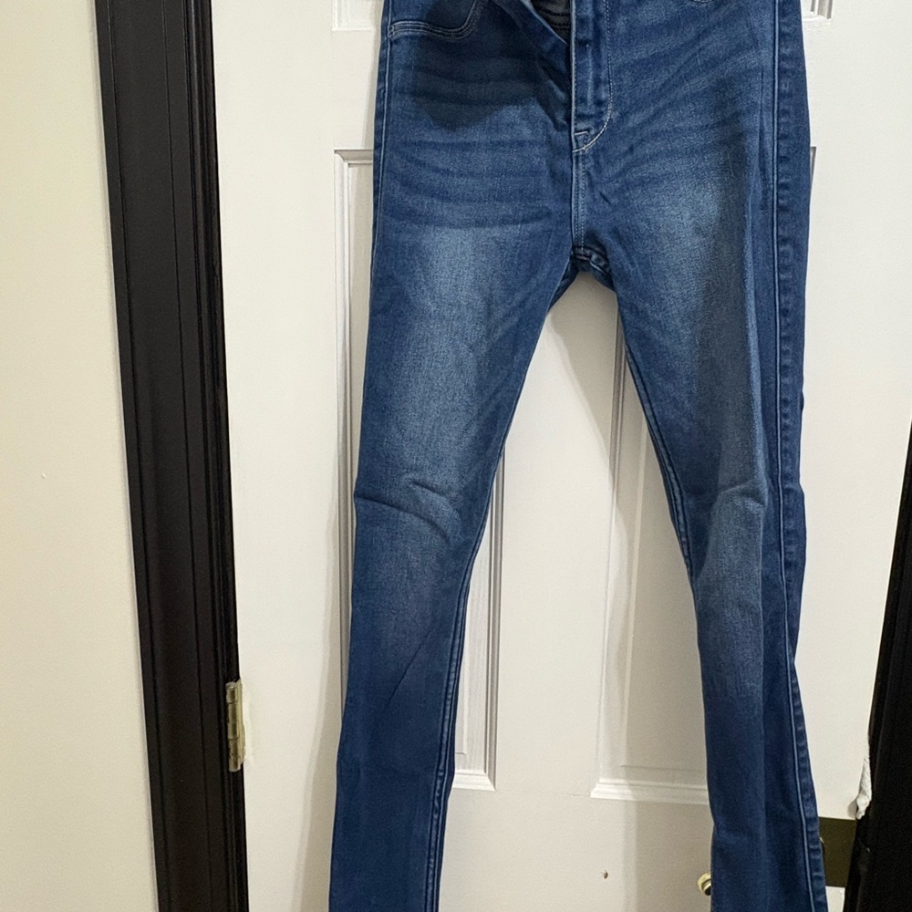 Abercrombie & Fitch Blue Skinny Jeans with Vintage Appeal